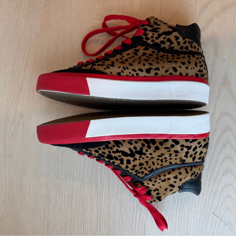 Rag & Bone Rb Army High Tops In Tan Cheetah Print… - image 7